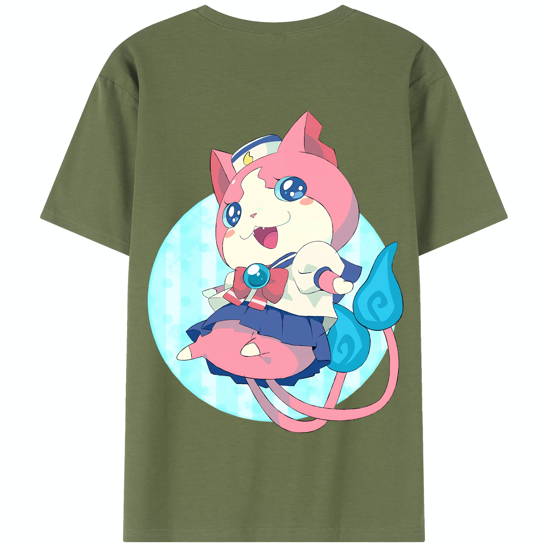 （画像用） 妖怪ウォッチ Yo-kai Watch 綿100％半袖Tシャツ（背面プリント）